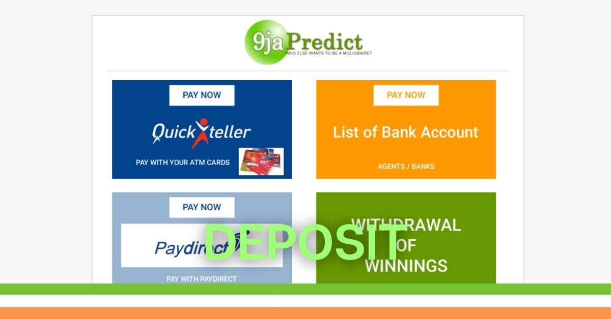 9japredict deposit option in India